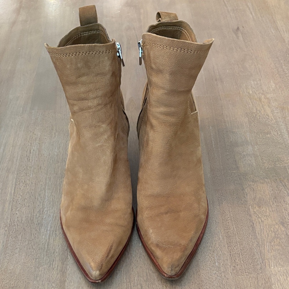 Dolce Vita Tan Ankle Booties